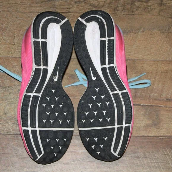 Women's Nike Zoom Running Shoes Pink/Blue- Size 9.5 - Picture 3 of 3